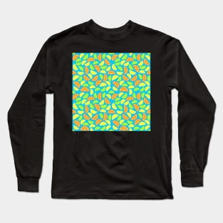 Lemons, Limes, Oranges, | Citrus | Pop Art Pattern Long Sleeve T-Shirt